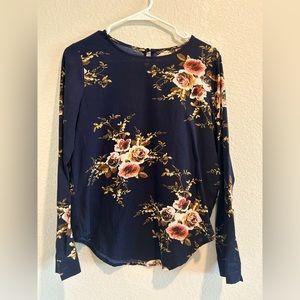 Womans floral blouse
